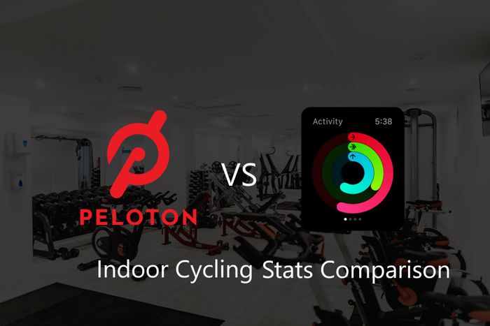 Indoor Cycling Stats Comparison - Peloton App vs Apple Watch Fitness