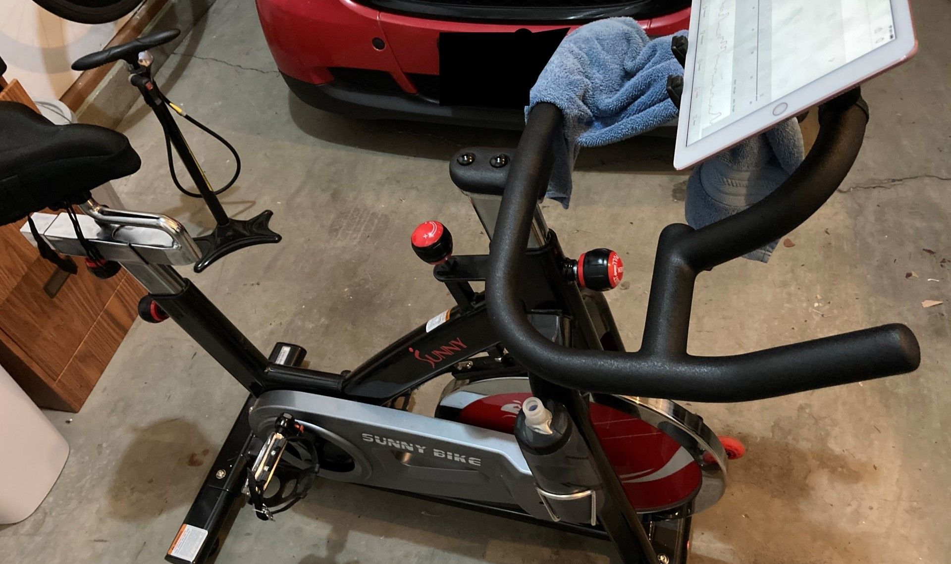 wahoo speed sensor on spin bike