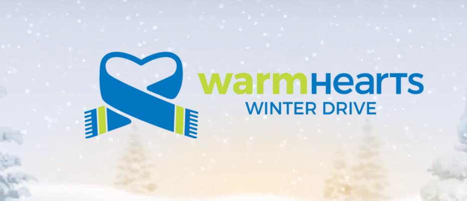 Warm hearts winter drive logo