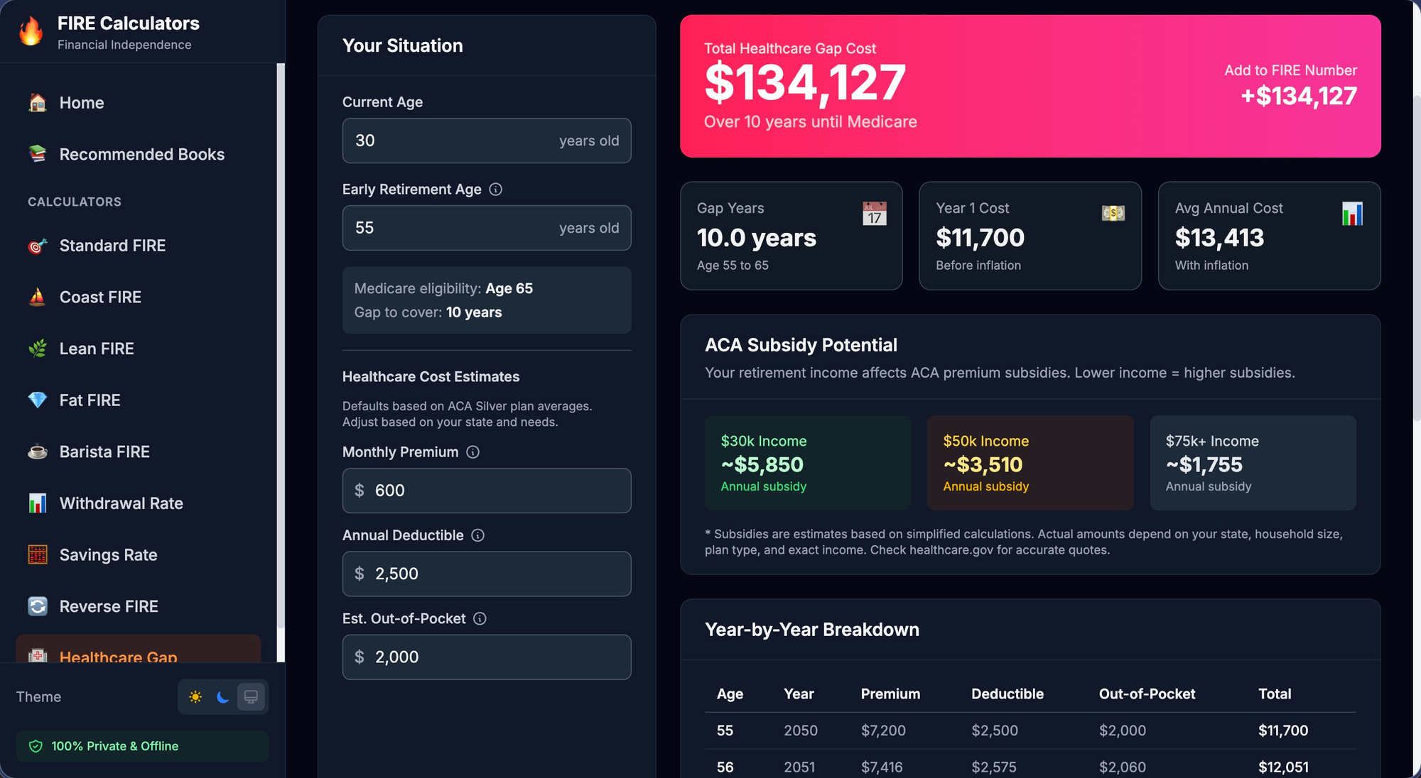 Building a Complete FIRE Calculator App with GitHub Copilot in One Chat Session